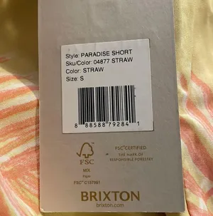 NWT Brixton Paradise Shorts thumbnail 6