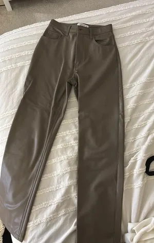 Abercrombie Leather Pants thumbnail 1