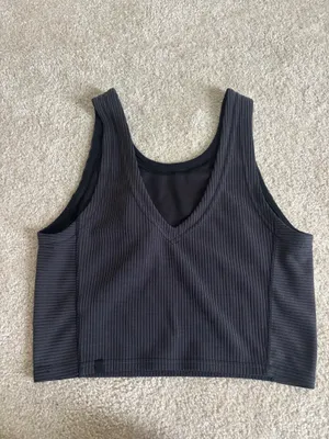 Lululemon Ribbed Softstreme Cropped Tank Top thumbnail 2