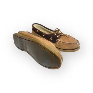 Sperry Top-Sider ™® ✌︎︎ Gold Eyelet Leather Boat Shoes ✌︎︎ 2 Tone Brown ✌︎︎ 6M thumbnail 10