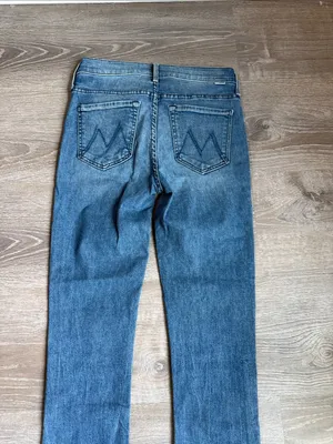 Mother The Runaway Step Fray Jeans in Runaway Train 26 thumbnail 9