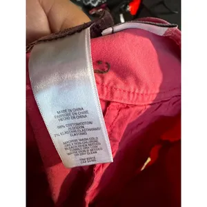 Juicy Couture Pink Sailor Shorts Women Size 2 Button Front Y2K Preppy Cuffed Hem thumbnail 9