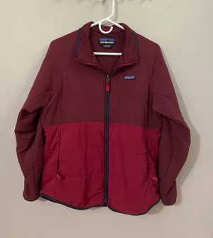 Patagonia Burgundy Red Quilted Jacket thumbnail 1