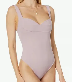 Free people women’s dusk to dawn bodysuit NWT size S in dawn pink thumbnail 1