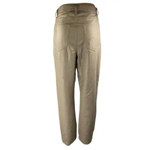 Abercrombie & Fitch The 90s Straight Ultra High Rise Beige Trousers Pants Size 8 thumbnail 3