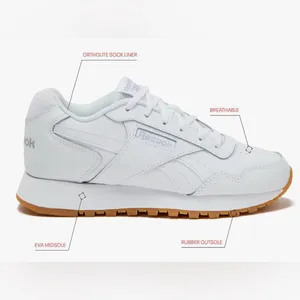 Reebok Women’s White‎ Memorytech Ortholite* Glide Sneakers Sz 8.5 thumbnail 3