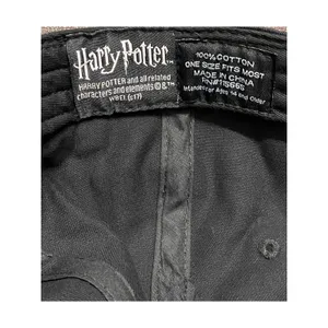Harry Potter 2009 Mischief Managed Black Embroidered Adjustable Hat Cap Marauder thumbnail 6