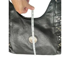 No Brand satchel bag* Black/ Gold￼/ sequence * Grained Bag NWT thumbnail 7