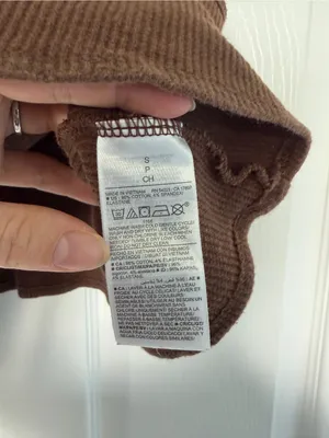 Old Navy Brown Henley Waffle Knit Tank Top Size Small thumbnail 3