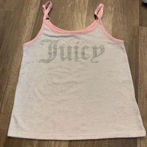 Juicy Couture 3 Piece Terry Cloth Rhinestone Pajama Lounge Set thumbnail 4
