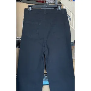 Old Navy Womens Pants Sz 10 High Rise Wide Leg Chino Dark Academia Preppy Grunge thumbnail 6