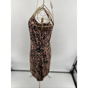 Aritzia Wilfred Isabelle Leopard Print Mini Slip Dress Size 2 thumbnail 10