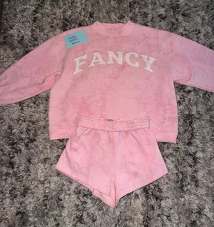 Pink camo fancy matching set  thumbnail 1