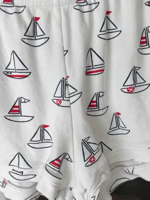 TBBC Pajamas shorts sailboats pima cotton thumbnail 5