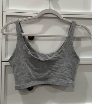 Brandy Melville Grey Tank top thumbnail 2