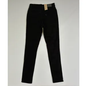 Levi's 721 Womens 8 Long 29x32 Black Distressed High Rise Skinny Jeans NWT thumbnail 7