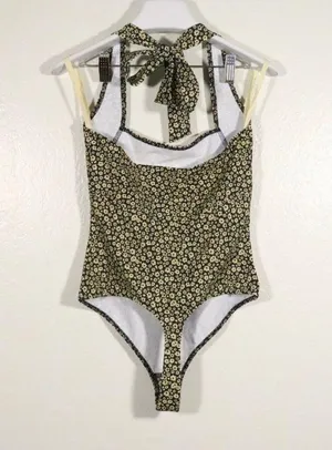 Free People X revolve NWT Talk Back Bodysuit Size Medium thumbnail 8