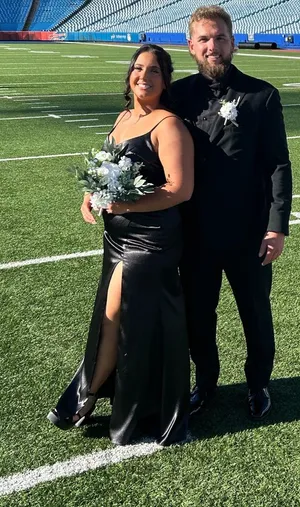Black Birdy Grey Dress Satin Bridesmaid thumbnail 1