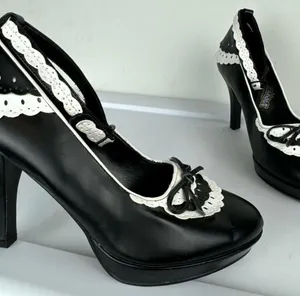 Funtasma Womens Mary Jane Heels Sz 8 Flapper Maid Halloween Dressy thumbnail 7