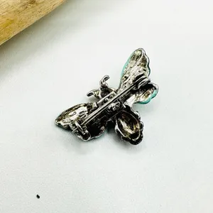 Vintage Hand Painted Bee Brooch Bee Pin thumbnail 3