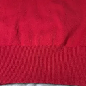 Lands End Womens Size Small Red Supima Cotton Blend Short Sleeve Sweater Top thumbnail 7