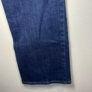 Levi's 515 Bootcut Jeans Dark Blue Denim Wash Mid Rise Zip Stretch Classic Sz 14 thumbnail 13