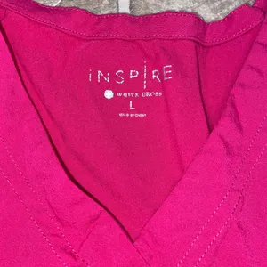 Inspire Fuchsia Scrub Top Pink Size L thumbnail 3