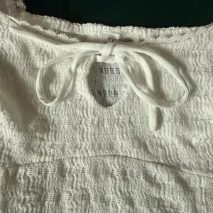 White Urban Outfitters Smocked Women's Crop Top thumbnail 9