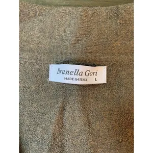 Brunella‎ Gori Merino Wool Cardigan Brown Sweater Women's Medium Boho Artsy thumbnail 3