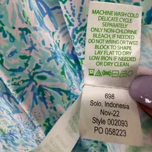 Lilly Pulitzer Johana Cover Up Swim Dress Womens L Surf Blue Sea Life Beachcore thumbnail 13