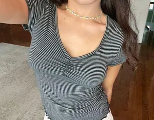 American Eagle Striped Top thumbnail 2