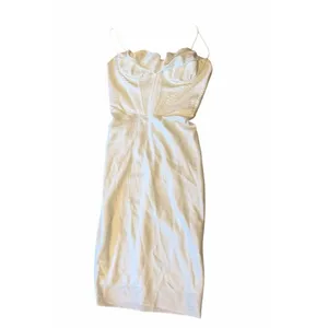 New HOUSE OF CB London Myrna Corset Slip Midi Dress Ivory White L+ La thumbnail 4