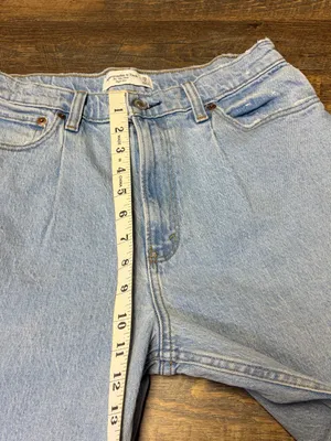 Abercrombie & Fitch the 80s Mom High Rise Jeans Women's 28/6L Retro Pleated thumbnail 5
