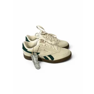 Reebok Club C Revenge Women Cream Green Suede Gum Sole Low Top Sneakers Size 8‎ thumbnail 5