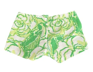 Lilly Pulitzer Liza Resort White Green Heartbreakers Shorts 000 thumbnail 5