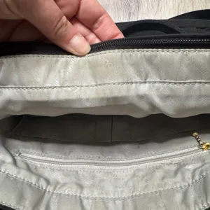 Baggallini La Paz Tote Black‎ Nylon Crossbody Bag Gold Hardware Travel Everyday thumbnail 6