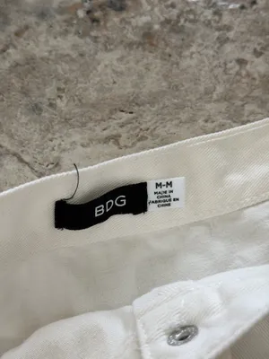 BDG White Denim Skirt thumbnail 2