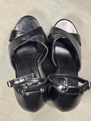 Soda Black Platform Ankle-Strap Sandals thumbnail 8