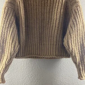 H&M Chunky Knit Turtleneck Boxy Sweater thumbnail 15