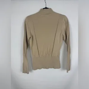 Westbound Light Tan Ribbed Sweater thumbnail 3