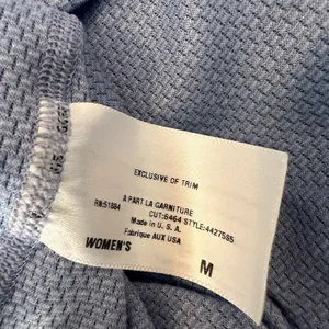 Patagonia Capilene Quarter Zip Neck light Blue Base Layer Long Sleeve Medium #79 thumbnail 2