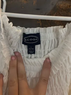 Scoop white dress or skirt thumbnail 2