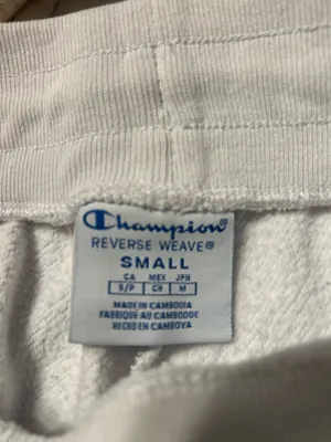 White Sweat Shorts thumbnail 3