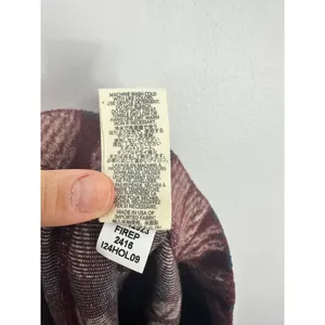 The Great Pajama Pants Womens 1 Burgundy Plaid Plush Fleece Sleepwear Lounge NEW thumbnail 9