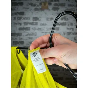 ATHLETA | women yellow open back athletic top thumbnail 3