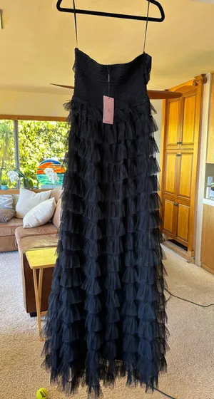 Hello Molly Lovers in Paris Strapless Tulle Maxi Dress thumbnail 3