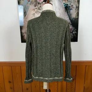 Nice Vintage Y2K Woolrich Ramie Cotton & Wool Sweater! thumbnail 6