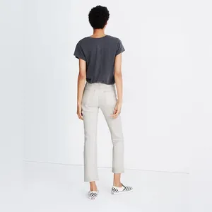 Madewell Slim Demi-Boot Jeans in Cloud‎ Lining size 25 thumbnail 2