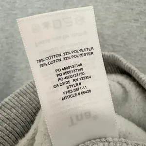 Aritzia Tna Sweatshirt CozyAF Fleece 2 Heather Grey Oversized Crewneck Pullover thumbnail 9