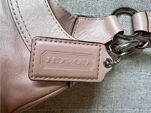 Coach Soho Leather Hobo Bag F17219 in Shell Pink thumbnail 5